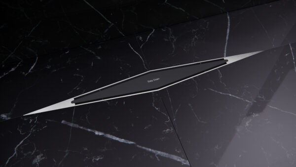shower-drain_mood-close-up_easy-drain_diamond-taf_brushed-stainless-steel_black_01